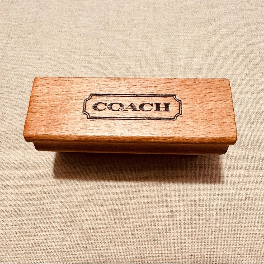 Coach | Brush | Coach Wooden Leather Care Brush